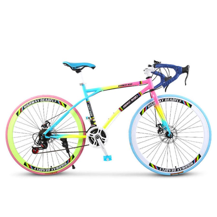 ロードバイク 700C カラー 可変速自転車 スチールフレーム 適用身長165-185cm ソリッドタイヤ 24段変速 初心者 街乗り 通勤 通学 : p2100526709a7 : TakaNeko68 - 通販 - Yahoo!ショッピング ロードバイク 700C カラー 可変速自転車 スチールフレーム 適用身長165-185cm ソリッドタイヤ 24段変速 初心者 街乗り 通勤 通学 : p2100526709a7 : TakaNeko68 - 通販 - Yahoo!ショッピング