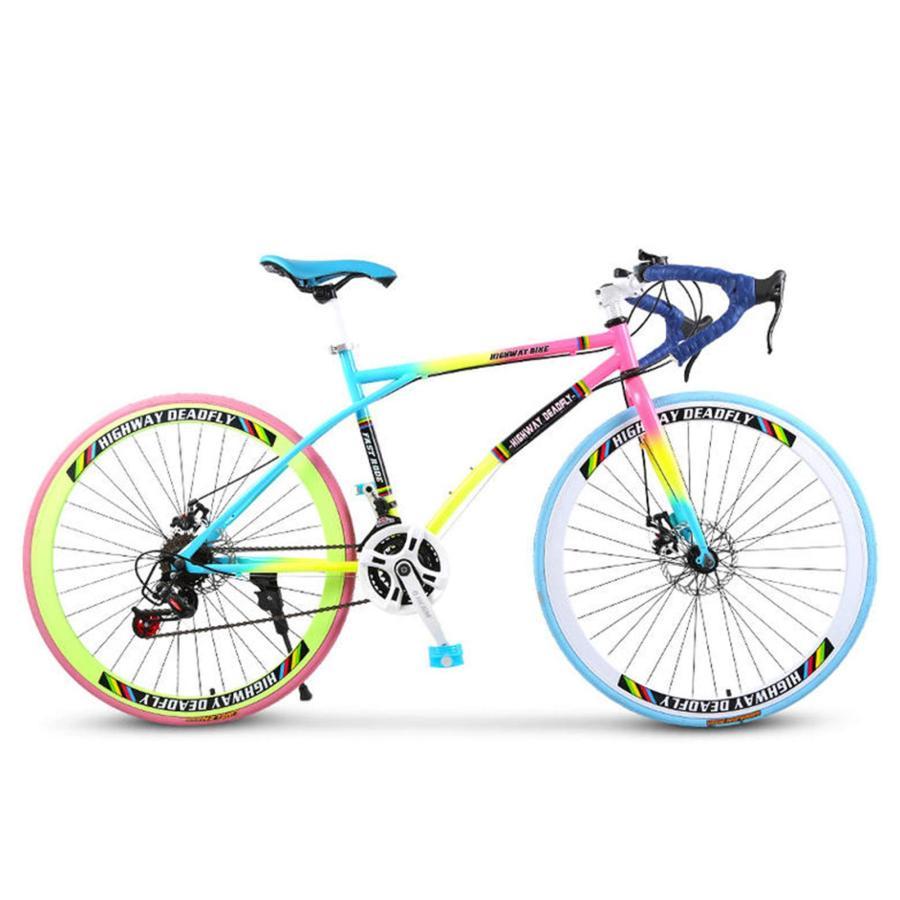 ロードバイク 700C カラー 可変速自転車 スチールフレーム 適用 ロードバイク 700C カラー 可変速自転車 スチールフレーム 適用