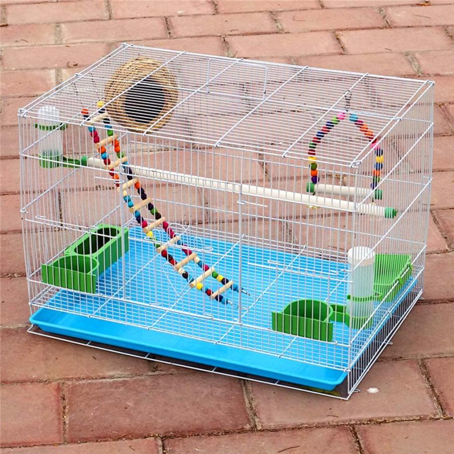 鳥かご インコ オウム ケージ 大きめ 70×47×56cm ステンレス 鳥籠