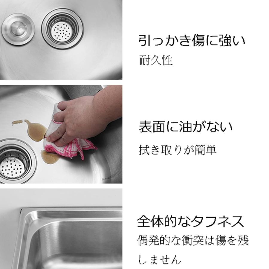 屋外、屋内、ガレージ用大容量自立型シンク、304ステンレス製 屋外、屋内、ガレージ用大容量自立型シンク、304ステンレス製