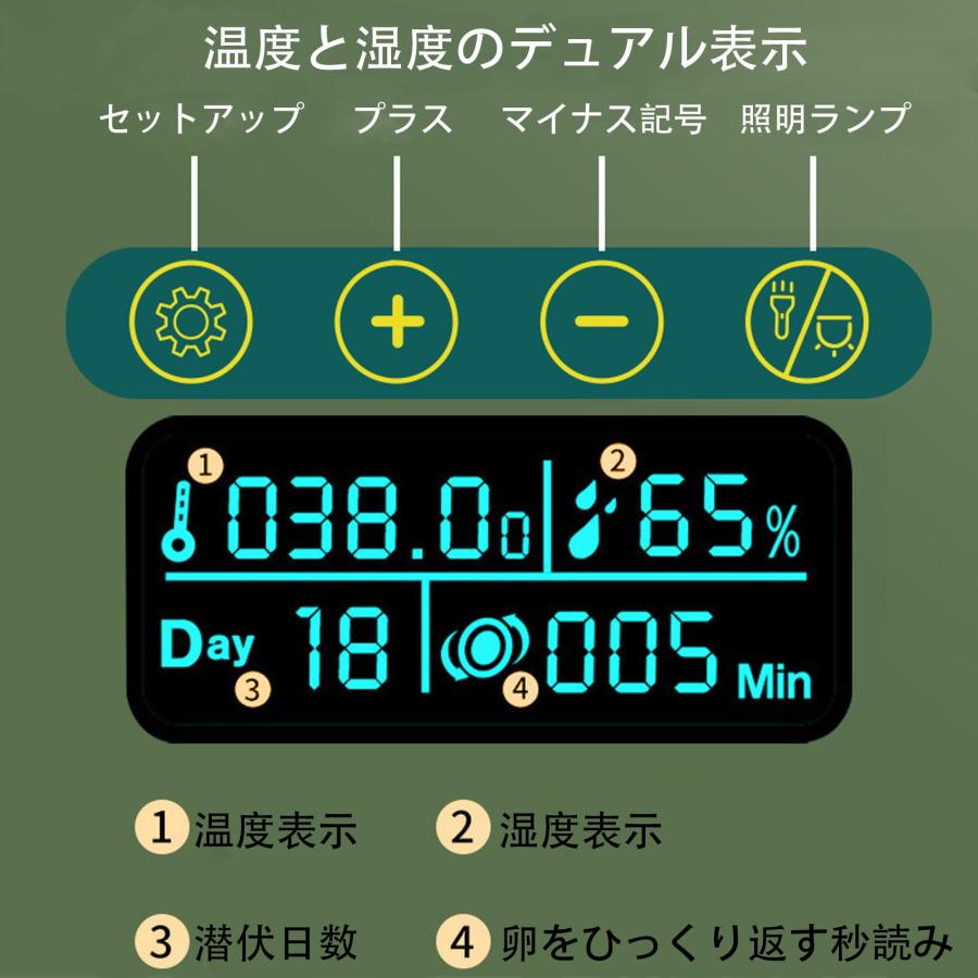 インキュベーター 自動孵卵器 10個入卵 鳥類専用ふ卵器 自動転卵 インキュベーター 自動孵卵器 10個入卵 鳥類専用ふ卵器 自動転卵