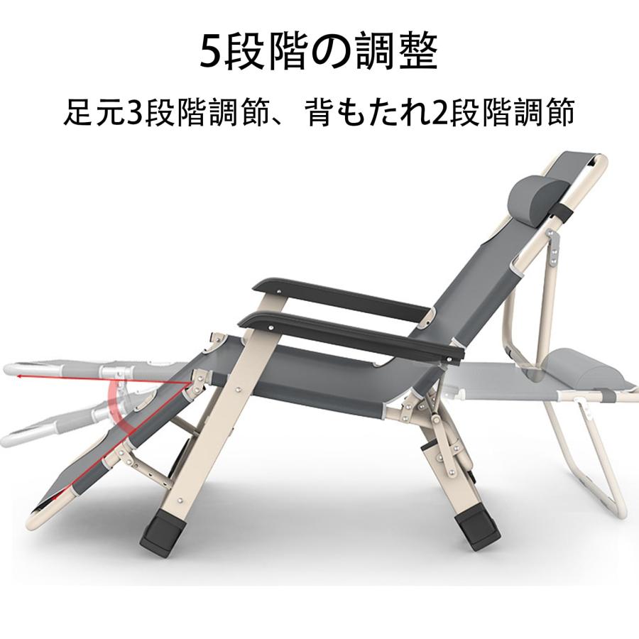 折りたたみベッド 簡易ベッド 枕付きサマーベッド アウトドア ベッド