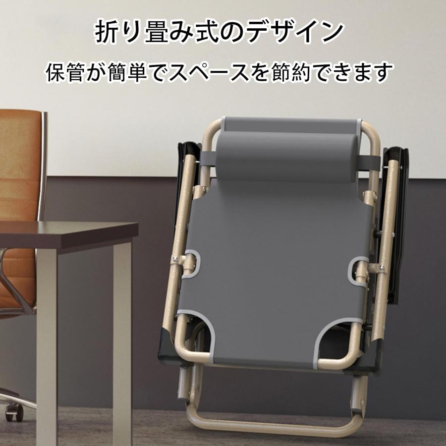 折りたたみベッド 簡易ベッド 枕付きサマーベッド アウトドア ベッド