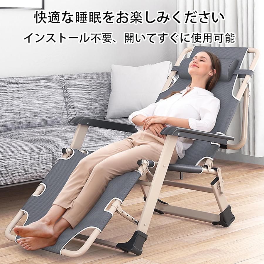 折りたたみベッド 簡易ベッド 枕付きサマーベッド アウトドア ベッド