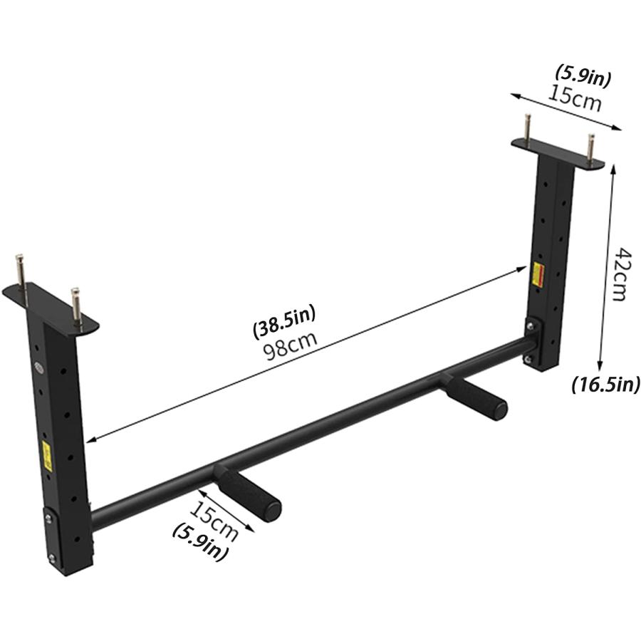 懸垂バー ドア 壁掛けプルアップバー 98cm プルアップバー