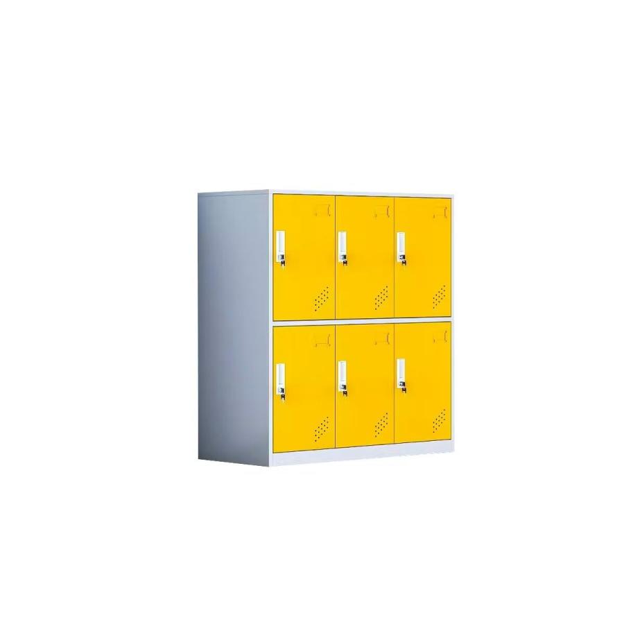 ロッカー型 ミニキャビネット イエロー ロッカー キャビネット シューズロッカー 収納ロッカー オフィス