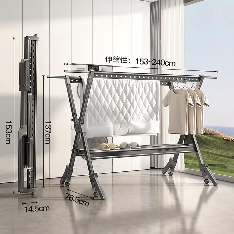 Amazon.co.jp: HOKEEPER ハンガーラック 200kg耐荷重 洋服掛け