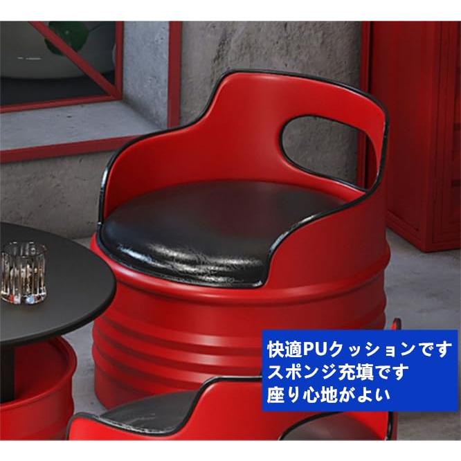 カウンターテーブルチェアセット ドラム缶のテーブルと椅子 バー カウンターテーブルチェアセット ドラム缶のテーブルと椅子 バー