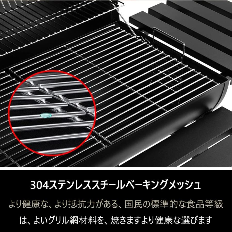 大型 バーベキューコンロチャコールグリル、ホームポータブル 大型 バーベキューコンロチャコールグリル、ホームポータブル