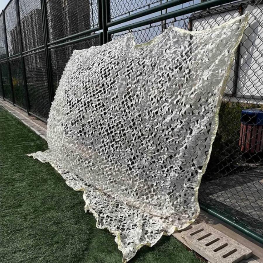 6×6カモフラージュネット ホワイト　白　迷彩ネット ギリーネット サンシェード カモフラージュネット 迷彩ネット 迷彩ネッティング 偽装網 ギリー