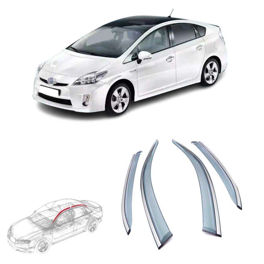 50プリウスPHV GRサイドバイザー TRD GRスポーツサイドバイザー プリウスPHV ZVW52 17/02〜19/05