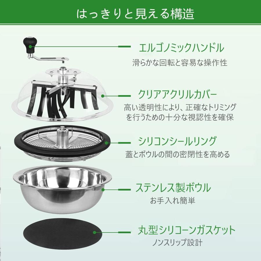 リーフトリマー(3スピード18インチ) Vevor-ハイドロポニック電動リーフトリマー,18インチ,3スピード