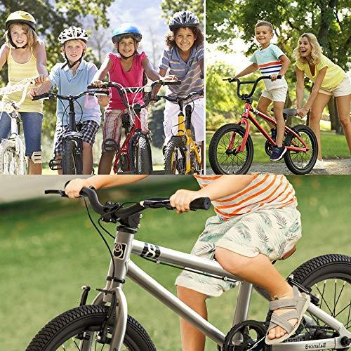 子供用自転車 キッズバイク 幼児用自転車 16インチ/20インチ/BMX 補助輪付 ランニングバイク バランス キッズバイク 軽量 高さ調節可能 贈り物 バランス感覚養成｜takaneko68｜08