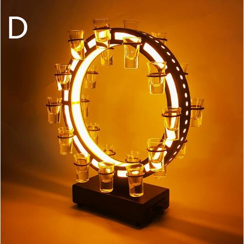テキーラ観覧車 コカボムタワー LED ワイングラスホルダー(7 テキーラ観覧車 コカボムタワー LED ワイングラスホルダー(7