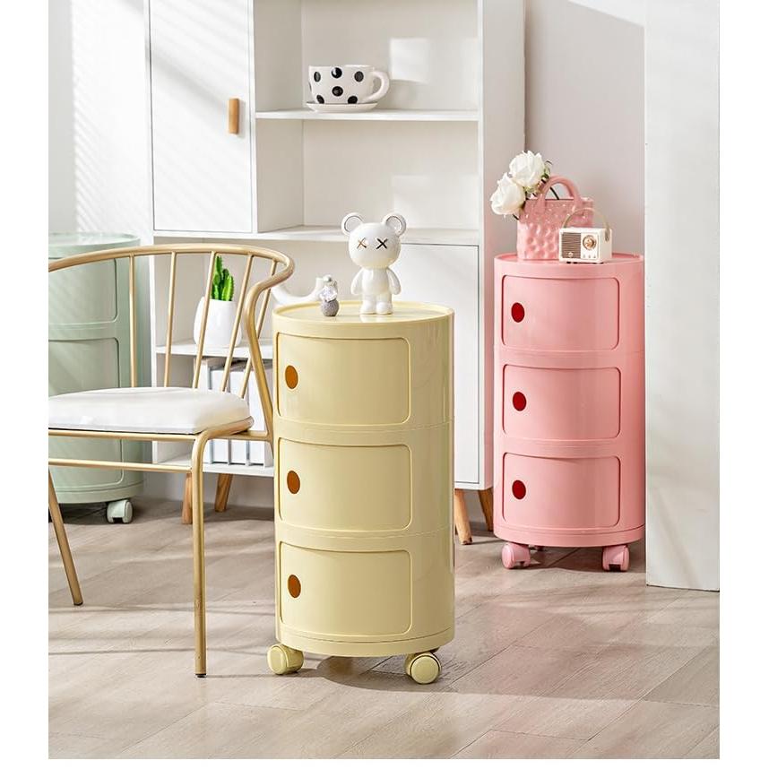 サイドテーブル ベッドサイドテーブル コンポニビリ 360度回転