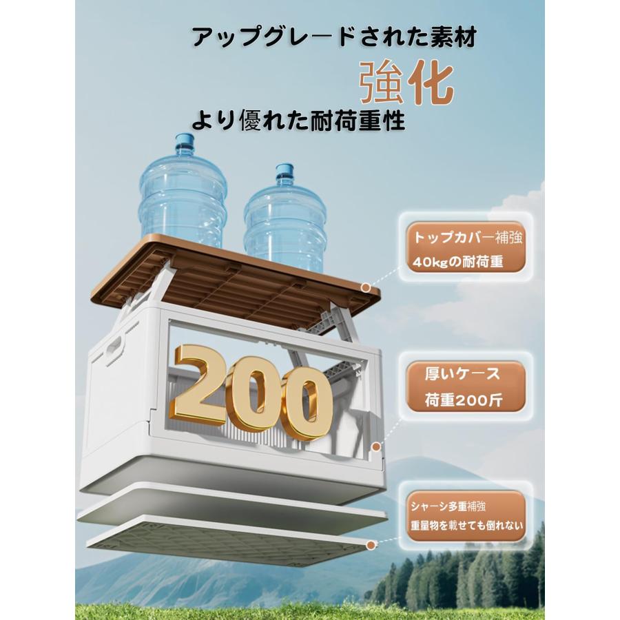 キャンプ テーブル 折りたたみ式 【新昇級 収納ボックス】 多機能