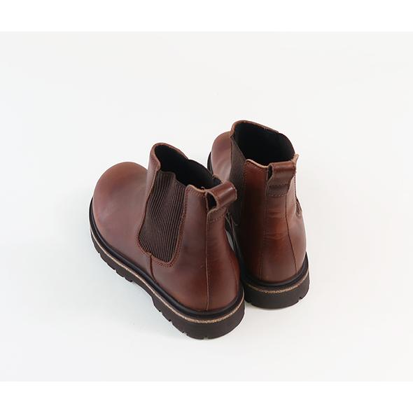 BIRKENSTOCK ビルケンシュトック ベニントン レザーブーツ ブラウン 中古・古着通販】BIRKENSTOCK (ビルケンシュトック) Bennington/レザー