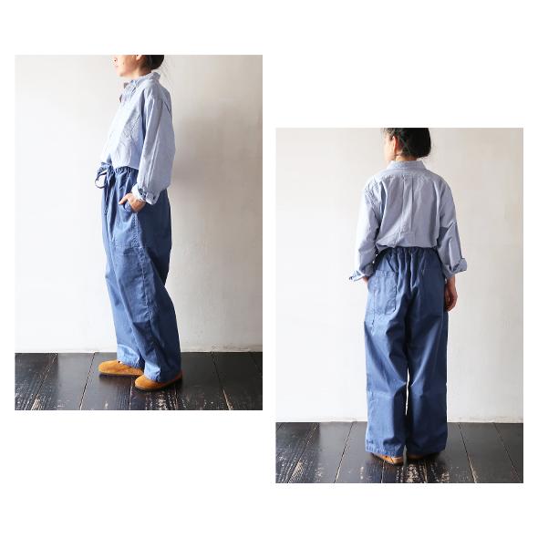 homspun（ホームスパン） パンツ レディース 高密度ウェポンひも付き