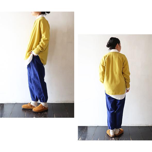 homspun ホームスパン サルエルパンツ homspun（ホームスパン） パンツ レディース オーガニックコットン