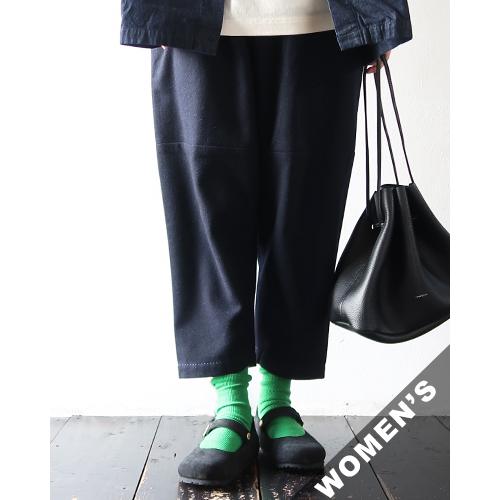 homspun（ホームスパン） パンツ レディース パウダーフラノ ギャザー