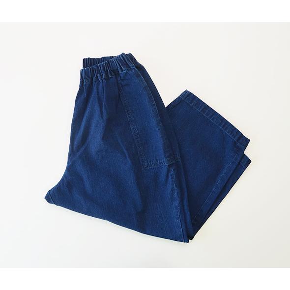 homspun（ホームスパン） パンツ レディース 10オンスデニム ギャザー