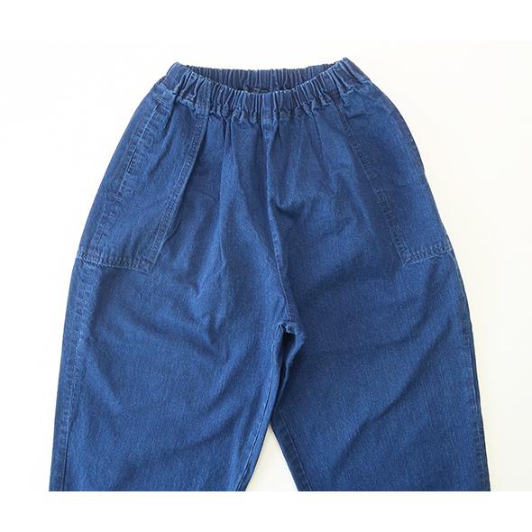 homspun（ホームスパン） パンツ レディース 10オンスデニム ギャザー