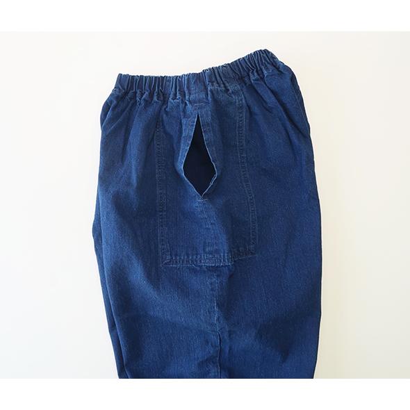 homspun（ホームスパン） パンツ レディース 10オンスデニム ギャザー
