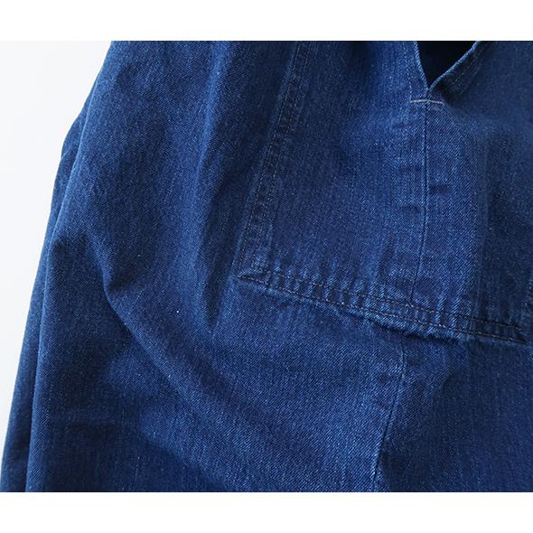 homspun（ホームスパン） パンツ レディース 10オンスデニム ギャザー
