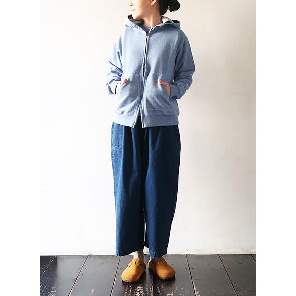 homspun（ホームスパン） パンツ レディース 10オンスデニム ギャザー