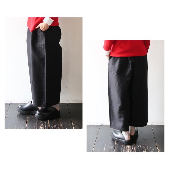 Vernacolo ベルナコーロ サボ レディース VACHETTA FIORE NERO