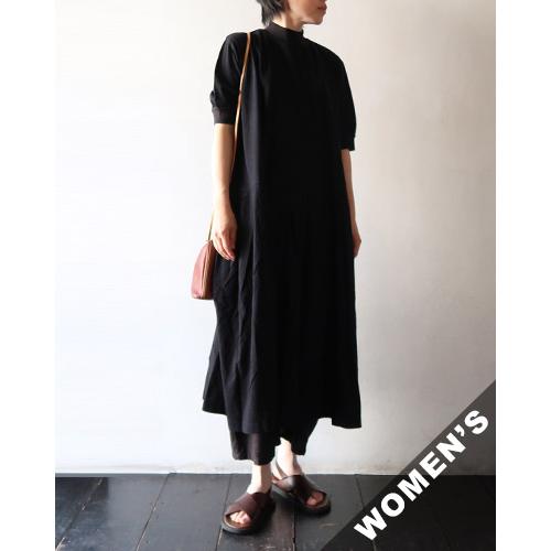 ホームスパン ワンピース Homspun 30 1天竺 ハイネック半袖ワンピース 6368 送料無料 6368 Takanna 通販 Yahoo ショッピング