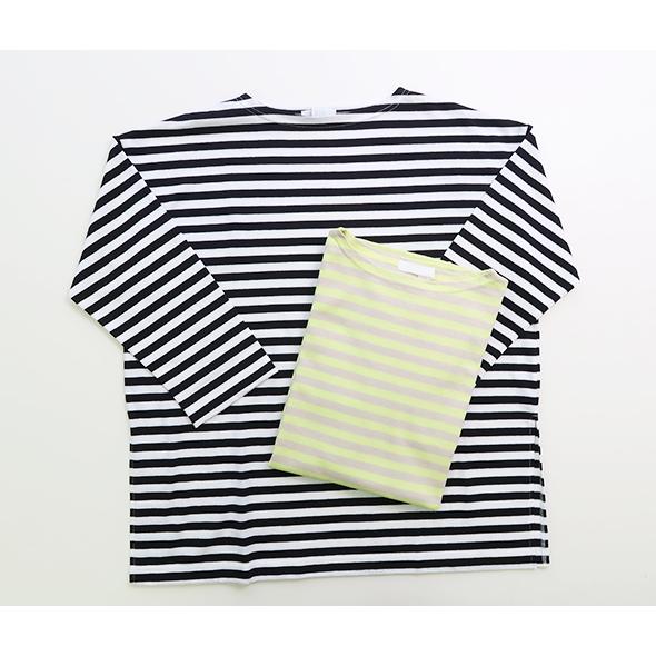 homspun（ホームスパン） カットソー レディース 20/1天竺 ボーダー