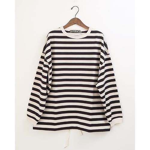 HAVERSACK（ハバーサック） カットソー メンズ 度詰天竺ボーダークルー