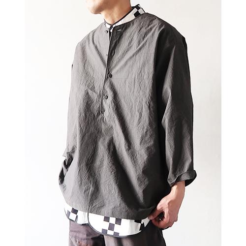 HAVERSACK（ハバーサック） シャツ メンズ タイプライターノーカラー