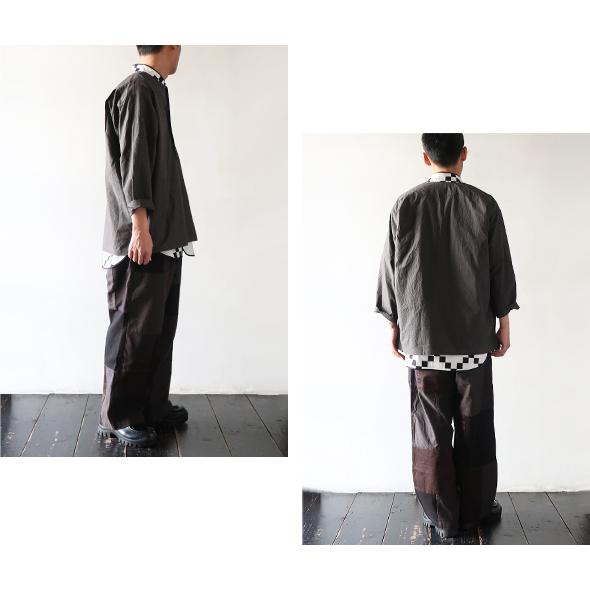 HAVERSACK（ハバーサック） シャツ メンズ タイプライターノーカラー