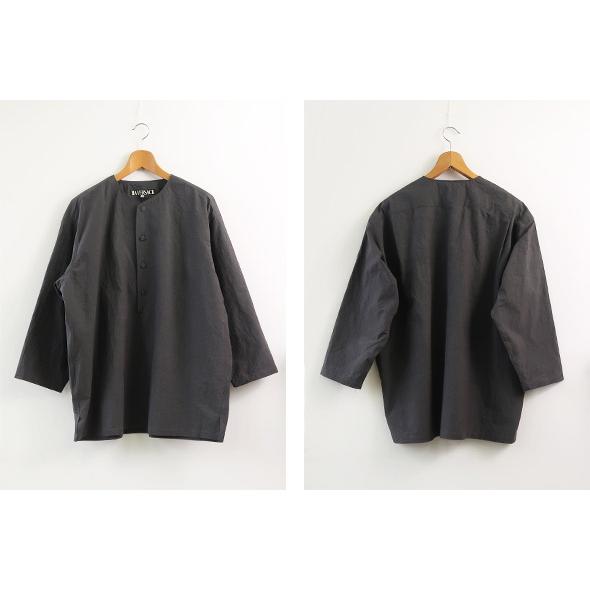 HAVERSACK（ハバーサック） シャツ メンズ タイプライターノーカラー