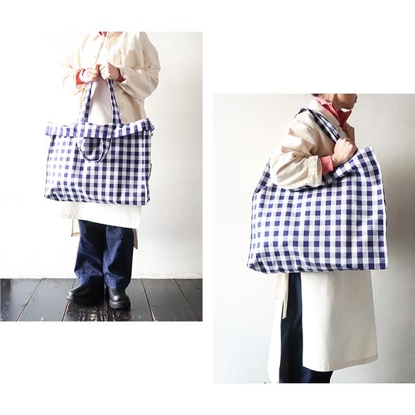homspun ホームスパンコットンショルダーBAG（大） homspun ホームスパン コットンショルダーBAG（大） #生成り、パープル