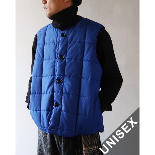 ネセサリーオアアンネセサリー キルトベスト コットン ネイビー QUILT VEST COTTON - bag'n'noun necessary or unnecessary