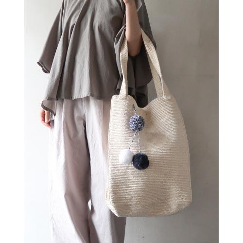 UNIQUE BATIK ユニークバティック バッグ レディース ボンボンコットン 