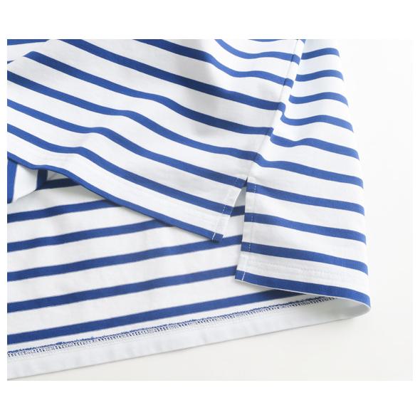 フリストフィア カットソー FLISTFIA メンズ Long Sleeve Boat Neck T-Shirts - WHITE×BLUE ボートネックＴシャツ BN01016 送料無料｜takanna｜04
