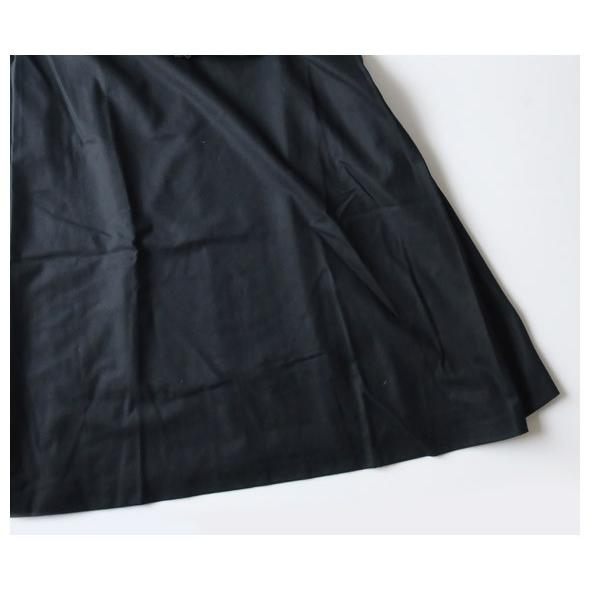 evam eva エヴァムエヴァ ウールサイドタックワンピース wool side  