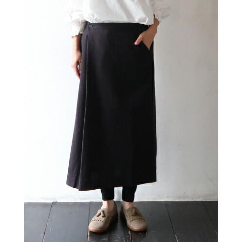エヴァムエヴァ スカート evam eva レディース wool wrap skirt ウールラップスカート E223T218 送料無料