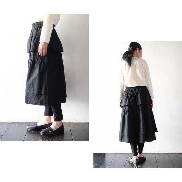 evam eva（エヴァムエヴァ） レギンス レディース cut&sew leggings