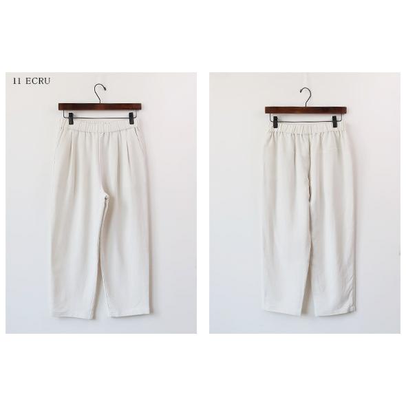 evam eva エヴァムエヴァ パンツ レディース cotton cropped