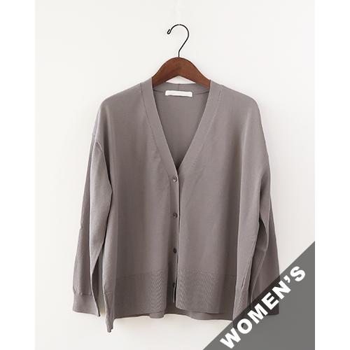 evam eva カーディガン evam eva｜cotton paper yarn cardigan｜ladies',tops