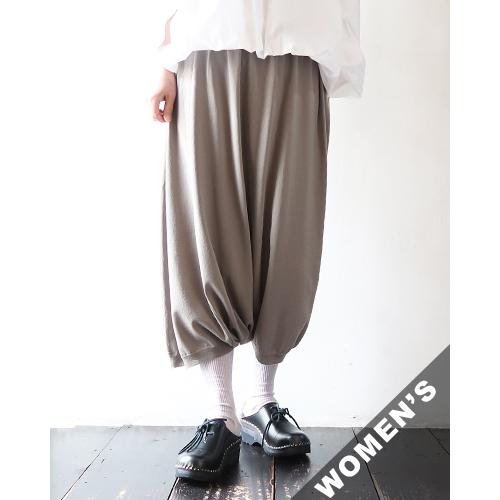 evam eva（エヴァムエヴァ） パンツ レディース cotton sarrouel pants