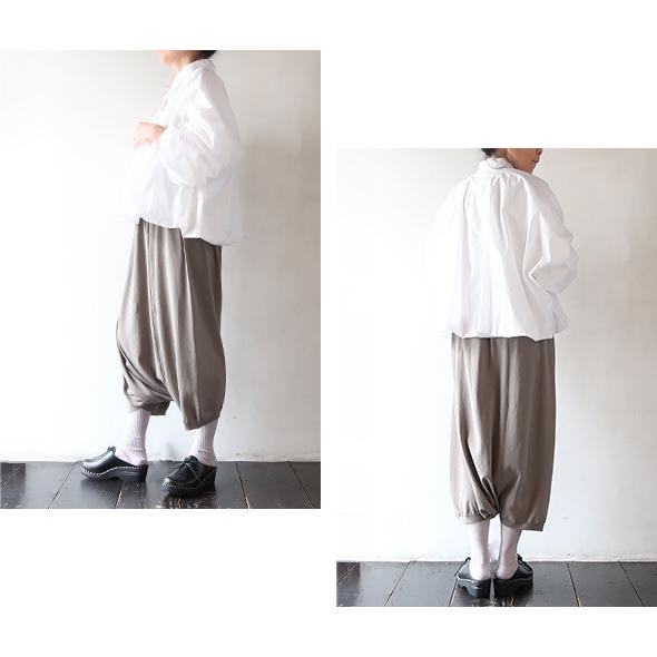 evam eva（エヴァムエヴァ） パンツ レディース cotton sarrouel pants