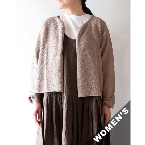evam eva（エヴァムエヴァ） カーディガン レディース cotton linen 