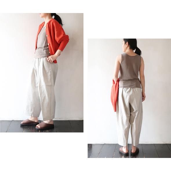 evam eva（エヴァムエヴァ） タンクトップ レディース linen