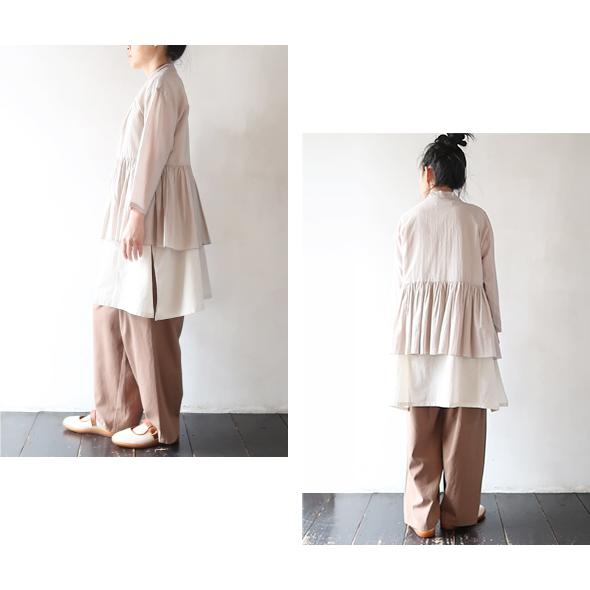 evam eva（エヴァムエヴァ） チュニック レディース pin check tunic